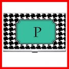 Name Initials Letter "P" Hobby Business Credit Card Case 84