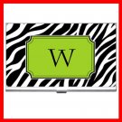 Name Initials Letter "W" Hobby Business Credit Card Case 89