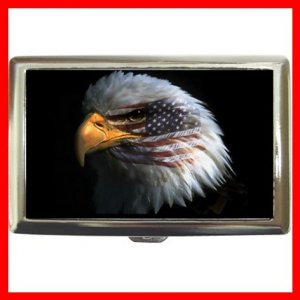 Eagle Eye American Flag Hobby Cigarette Money Case 039