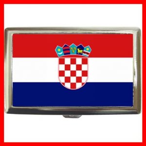 Croatia flag Nation Hobby Cigarette Money Case 040
