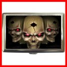Cool Skull Skulls Hobby Cigarette Money Case 042
