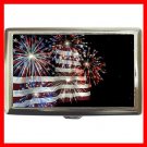 Fireworks American Flag Hobby Cigarette Money Case 044