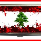LEBANESE FLAG With Blood Hobby Cigarette Money Case 065