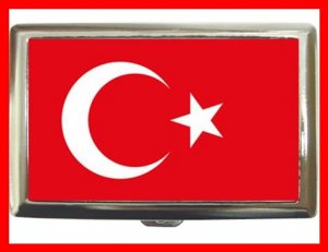 TURKISH FLAG Nation Hobby Cigarette Money Case 067