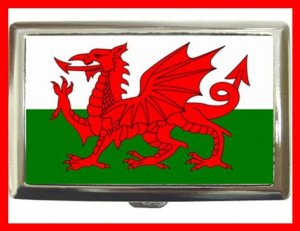 Welsh Flag Nation Hobby Cigarette Money Case 072