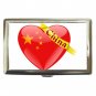 China Heart Love Flag Nation Patriotic Hobby Cigarette Money Case 078