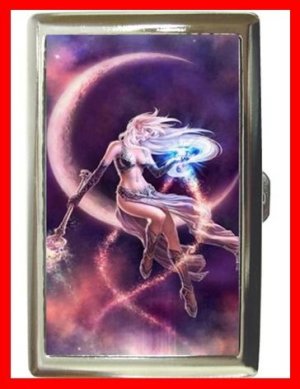 Purple Moon Myth Hobby Cigarette Money Case 082