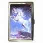 Mystic Unicorn Moon Snow Hobby Cigarette Money Case 091