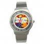 Autism Awareness Health Kids Stainless Steel Wrist Watch Unisex 137