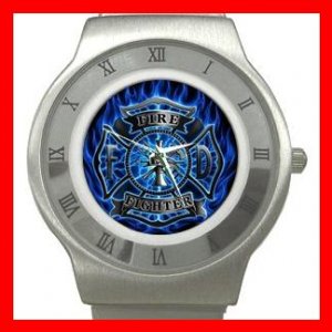 Firefighter Fire Fighter Stainless Steel Wrist Watch Unisex 143