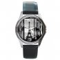 Eiffel Tower Paris Scenery Round Metal Wrist Watch Unisex 146