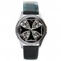 IRON CROSS SIGN SYMBOL SKULL Round Metal Wrist Watch Unisex 148