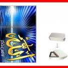 ALLAH GOD ISLAMIC Flip Top Lighter + Box New Gift 003
