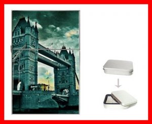 TOWER BRIDGE London Flip Top Lighter + Box New Gift 005
