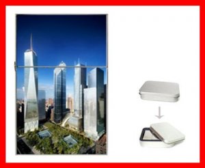 New World Trade Center Building Flip Top Lighter + Box New Gift 007