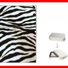 Zebra Skin Print Hobby Flip Top Lighter + Box New Gift 014