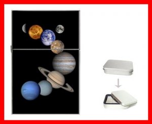 Solar System Science Sky Hobby Flip Top Lighter + Box New Gift 022