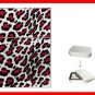 Red Leopard Skin Print Hobby Flip Top Lighter + Box New Gift 023