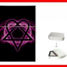 Pink Heartagram Hobby Flip Top Lighter + Box New Gift 027
