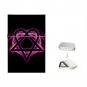 Pink Heartagram Hobby Flip Top Lighter + Box New Gift 027