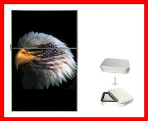 Eagle Eye American Flag Hobby Flip Top Lighter + Box New Gift 035