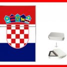 Croatia Flag Nation Hobby Flip Top Lighter + Box New Gift 036