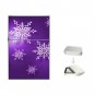 Christmas Purple Snowflakes Snow Hobby Flip Top Lighter + Box New Gift 037