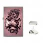 Pink Cross Sign Dragon Hobby Flip Top Lighter + Box New Gift 042