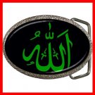 Allah Green God Hobby Fun Belt Buckle 006