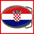 Croatia Flag Pan Slavic Patriotic Hobby Belt Buckle 015