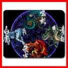 Chinese Fortune Tiger Dragon Myth Mouse Pad MousePad Mat 254
