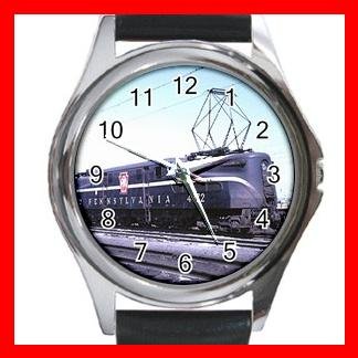 PENNSYLVANIA R.R TRAIN Round Metal Wrist Watch Unisex 175