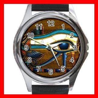 The Eye Of Horus Hobby Round Metal Wrist Watch Unisex 178
