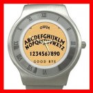 OUIJA BOARD Wooden Stainless Steel Wrist Watch Unisex 177