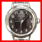 Big Ears Elephant Animals Round Italian Charm Wrist Watch 556