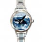 Emerging Killer Whale Marine Round Italian Charm Wrist Watch 581