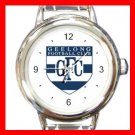 Geelong Football Football Sports Round Italian Charm Wrist Watch 603