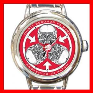 30 Seconds To Mars Rock Music Round Italian Charm Wrist Watch 604