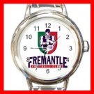 Fremantle Dockers Football Sports Round Italian Charm Wrist Watch 610