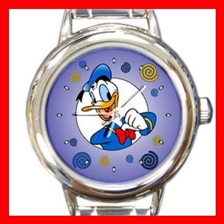 Donald Duck Kids Round Italian Charm Wrist Watch 616