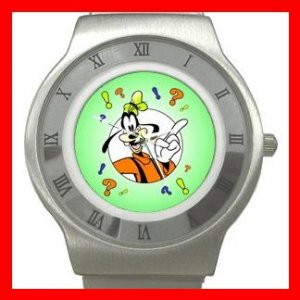 Cute Goofy Stainless Steel Wrist Watch Unisex 184