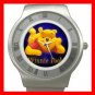 Cute Bear Winnie Pooh Stainless Steel Wrist Watch Unisex 186