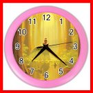 Princess And The Frog Kiss Kids Wall/Decor Clock-Pink 010