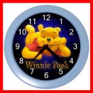 Cute Bear Winnie Pooh Kids Wall/Decor Clock-BabyBlue 011
