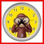 Curious George Monkey Kids Wall Clock-Sliver 015