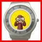 Curious George Monkey Kids Stainless Steel Wrist Watch Unisex 187