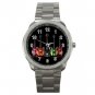 Colorful Neon Guitars Music Fun Silvertone Sports Metal Watch 002