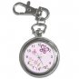 SUGAR PLUM NURSERY GIRLS KIDS Silvertone Key Chain Watch 001
