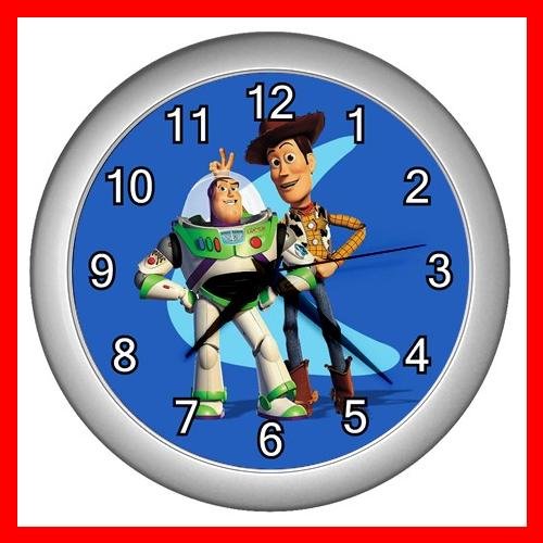 TOY STORY WOODY & BUZZ KIDS Wall ClockSilver 022