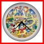 Mickey Mouse Friends Family Kids Decor Wall Clock-Silver 031